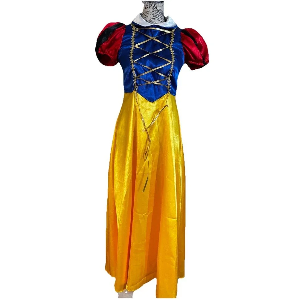 Charades Deluxe Snow White Princess Costume Dress NWOT Child Size 10
